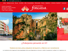 Tablet Screenshot of fincasaronda.com
